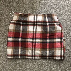 Plaid Skirt